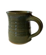 Studio Art Pottery Mug Stoneware Green Blue 12 Oz Darris Dietz Portland ... - $296.67 MXN