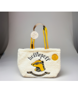 Miniso Harry Potter Tote Bag White Plush Hufflepuff  Embroidered - $24.75
