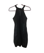 BCBGeneration Bodycom Halter Dress Size 8 Black Lace Cocktail Party Hidd... - £18.50 GBP