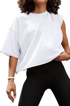 Women&#39;S Summer Short Sleeve Crop Tops Casual Basic Cotton Athletic Yoga,... - $44.99