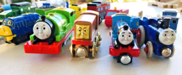 Lot 100+ Thomas Train Engines Cars &amp; Wood Tracks Pre-Owned Gordon Salty ... - £61.02 GBP