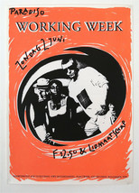 Working Weeks – Originale Concerto Poster – Very Rara – Paradiso– Poster - 1991 - £174.83 GBP
