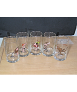 5 ARBY&#39;s,  B.C. ICE AGE, COLLECTORS SERIES, DRINKING GLASSES, 1981, Vint... - $34.65