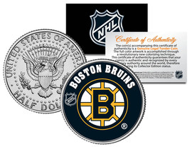 Boston Bruins Nhl Hockey Jfk Kennedy Half Dollar U.S. Coin * Licensed * - £6.73 GBP