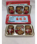 (2) Packs Of (3) 1987 Holiday Teddy Magents Christmas Around The World - $372.27 MXN