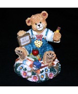 Timeless Treasures Teddy Bear Figurine #1 Teacher School Student Study A... - £14.76 GBP