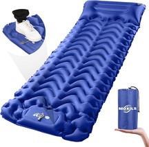 Moxils Sleeping Pad Ultralight Inflatable Sleeping Pad For, Blue - £31.45 GBP