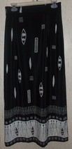 Excellent Womens Silhouette Black &amp; White Novelty Print Skirt Size 14 / Us 12 - £18.70 GBP