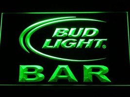 Bud Light Bar LED Neon Sign Hang Signs Wall Home Decor Pub Club, Glowing Craft - £20.72 GBP+
