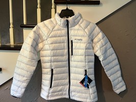 NWT Columbia Titanium Omni-Heat Arctic Crest Down Hooded Jacket, Medium - $188.10
