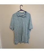 Tommy Bahama Silk Blend Polo Shirt Men’s XXL Baby / Light Blue Golf Casu... - $289.18 MXN