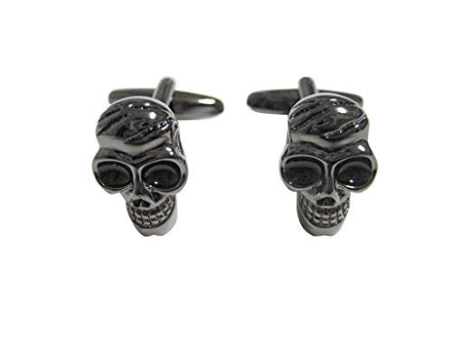 Dark Grey Toned Skull Cufflinks - £29.96 GBP