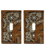 Ebros Steampunk Nautilus Clockwork Gearwork Design Wall Light Switch Pla... - $30.07 CAD
