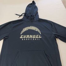 BSN Sports Evangel Basketball Men's Blue Hoodie Drawstring Sweatshirt Size M image 8