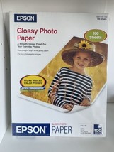 Epson Glossy Finish Photo Paper 8,5” X11” 100 Sheets #S041141 NEW - $14.95