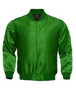 Letterman college baseball bomber jacket quality sportswear green - £52.68 GBP