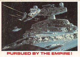 1980 Topps Star Wars Burger King Pursued By The Empire! Millennium Falcon B - £0.70 GBP