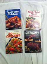 HARD BACK BETTER HOME &amp; GARDENS COOK BOOKS BUNDLE QTY 4 THEME FAST MEALS - €13,69 EUR