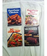 HARD BACK BETTER HOME &amp; GARDENS COOK BOOKS BUNDLE QTY 4 THEME FAST MEALS - €13,69 EUR