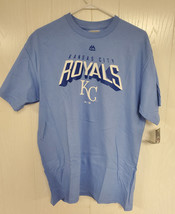Kansas City Royals Majestic Light Blue Alt. Design T Shirt - MLB - £15.81 GBP