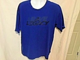 The Go To Tee Royal Blue TShirt T Shirt Sz 2X Cotton Mens Leave Legacy  - $8.91