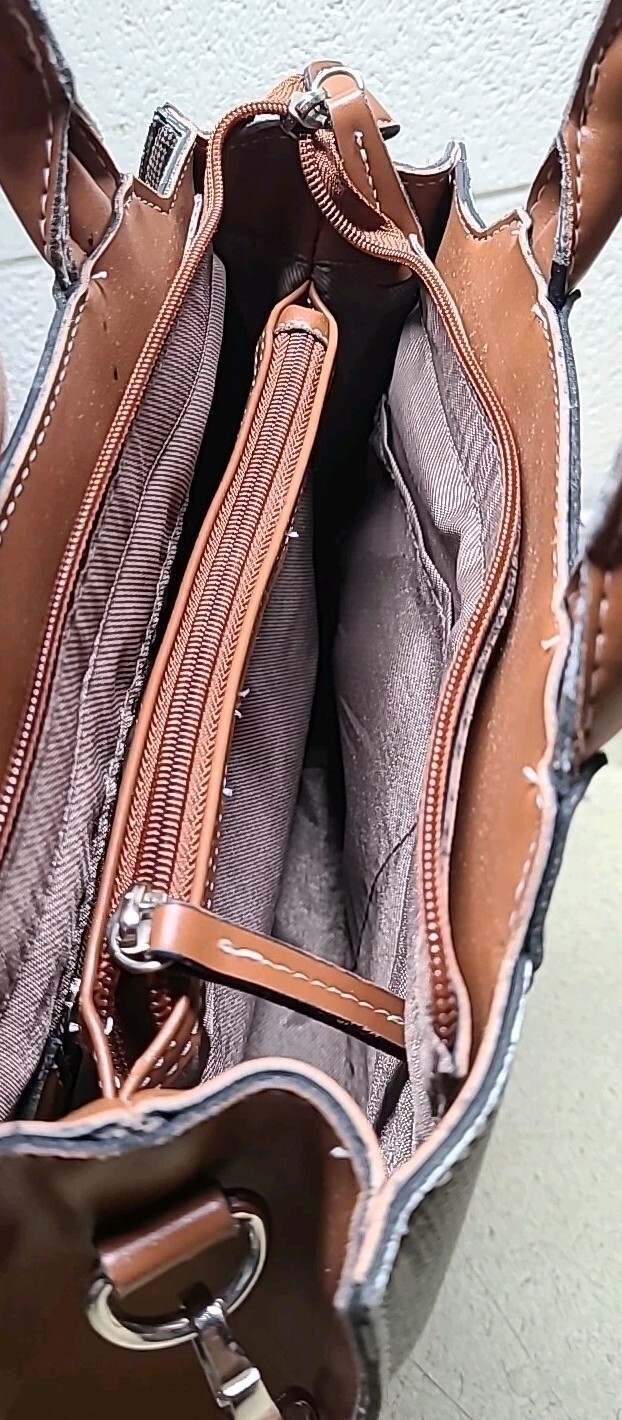 London Fog Medium Top Handle Hand Bag Purse - Authentic Item image 7
