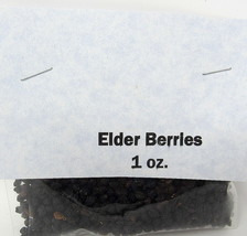 Elder Berries Dried Culinary 1 oz Make Ice Cream or Cough Syrup Healthy Herb   C - £7.75 GBP