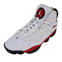Nike Air Jordan 6 Rings Shoes Basketball White Leather 322992 126 Men Size 10 - £102.29 GBP