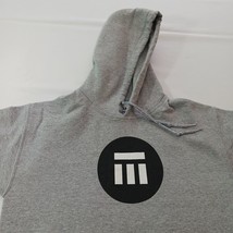 Gildan Dryblend Men's Gray Cotton Blend Drawstring Pullover Hoodie Sweatshirt S image 5