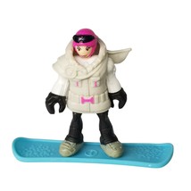 Imaginext SNOWBOARDER GIRL &amp; Accessories Action Figure 2016 Snowboard FP... - $14.94