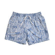 Chubbies Swim Trunks XL Blue White Pineapples Thigh Napples Faded Mesh L... - £19.21 GBP