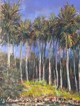 F William Bill Gutzwiller Original Pastel Painting Drawing Florida Landscape Art - £198.63 GBP