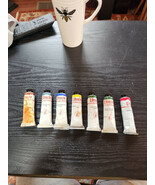 VINTAGE Utrecht Artist’s Oil Color Lot Of 7 Paint MultiColor Full Bottle... - $92.38 CAD