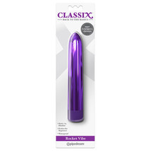 Pipedream Classix Rocket Vibe 7 in. Slimline Vibrator Purple - $25.95