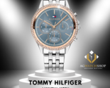 Tommy Hilfiger Damen-Armbanduhr 1781976, Quarz, Edelstahl, blaues... - £95.92 GBP