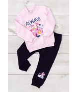 Set – Baby Girls&#39; 2-Piece Cotton Outfit with Top &amp; Pants, Everyday Comfo... - €17,29 EUR+