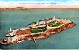 Postcard California San Francisco Alcatraz Island  5.5 x 3.5 &quot; - £6.01 GBP