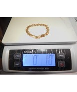 PRE OWNED 14K Yellow Gold Chain Bracelet 10.0 GRAMS, 8 INCHES - £630.84 GBP