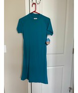 BNWT Columbia Women&#39;s PFG Tidal Tee Dress, Size S, Deep Marine/Light Lim... - $54.33 CAD