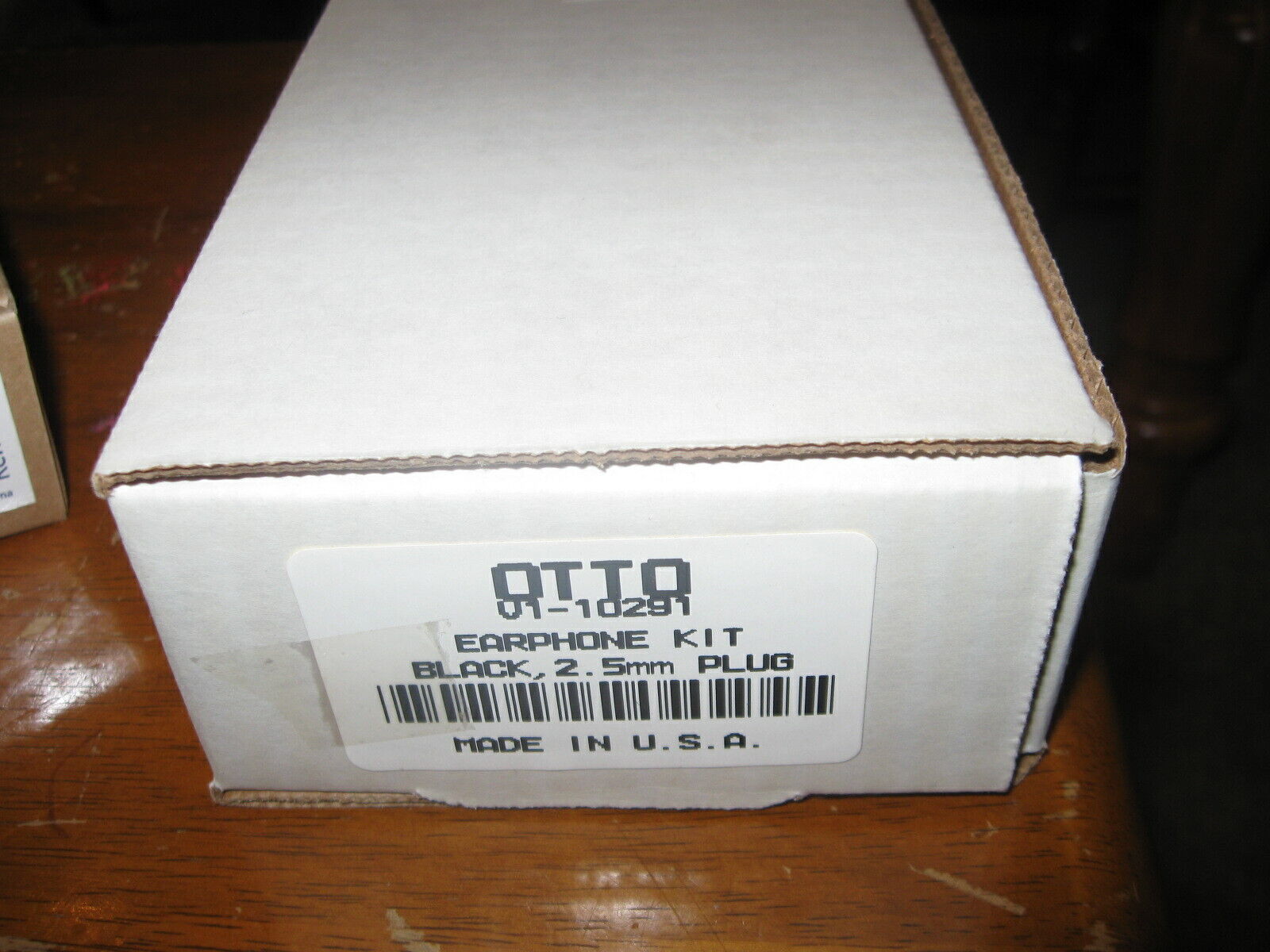 NEW Otto Kenwood Earphone Ear Piece Kit Black 2.5mm Plug # 01-10291 - $30.39
