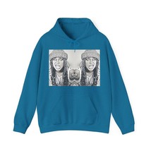 Erykah Badu Graphic Print Long Sleeve Unisex Heavy Blend™ Hooded Art Sweatshirt - £27.33 GBP+