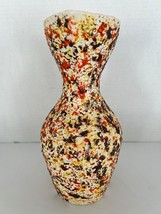 1960s MCM Graffiti Studio Pottery Lava Vase Signed VE 69 Mid Century Modern - £23.78 GBP