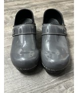 Lindsey&#39;s Koi by Sanita Danish Clogs Gray Size EU 38/US 7.5 Patent Leather - $15.09