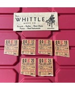 Fair Park Casino Dallas Texas Lot Of 6 Ticket Stubs Unknown Event Vintag... - €19,53 EUR