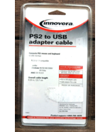 Innovera IVR-37003 PS2 to USB Adapter Cable for Windows 98 &amp; others (Set... - $171.35 MXN