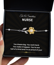 Bracelet Birthday Present For Nurse New Job Promotion - Jewelry Sunflower  - £40.17 GBP