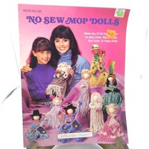 Vintage Doll Patterns, No Sew Mop Dolls Book 023 by Lois Winston, Califo... - $8.80