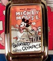 Disney Lorus Barnyard Olympics  Mickey Mouse Watch! New Retired and out of Produ - $100.00