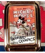 Disney Lorus Barnyard Olympics  Mickey Mouse Watch! New Retired and out ... - £79.69 GBP
