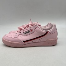 Adidas Continental 80 F99789 Girls Pink Lace Up Low Top Athletic Sneaker Size 5 - £27.86 GBP
